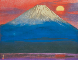 図版:「夕映え」 90.9×116.7㎝